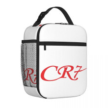 (One Size, 2) Cr7 Cristiano Ronaldo Insulated Lunch Bags Thermal Bag Lunch Boxes Thermal Lunch Box Lunch Tote Bag For Woman Children Travel