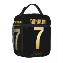 (One Size, 1) Cr7 Cristiano Ronaldo Insulated Lunch Bags Thermal Bag Lunch Boxes Thermal Lunch Box Lunch Tote Bag For Woman Children Travel