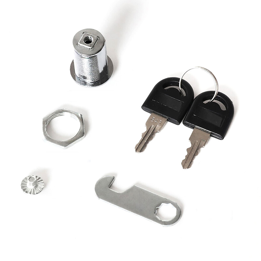 Zinc Alloy Cabinet Tumbler Cam Lock 25Mm For Mailbox Drawers Rv 8181357476914