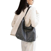(Black) Chic Leather Hobo Bag Effortless Style Shoulder Bag Casual Elegance Tote Bag for Every Occasion_Active