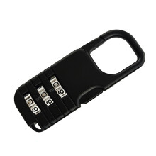 Zinc Alloy 3-Digit Combination Luggage Lock, 59x21x10mm