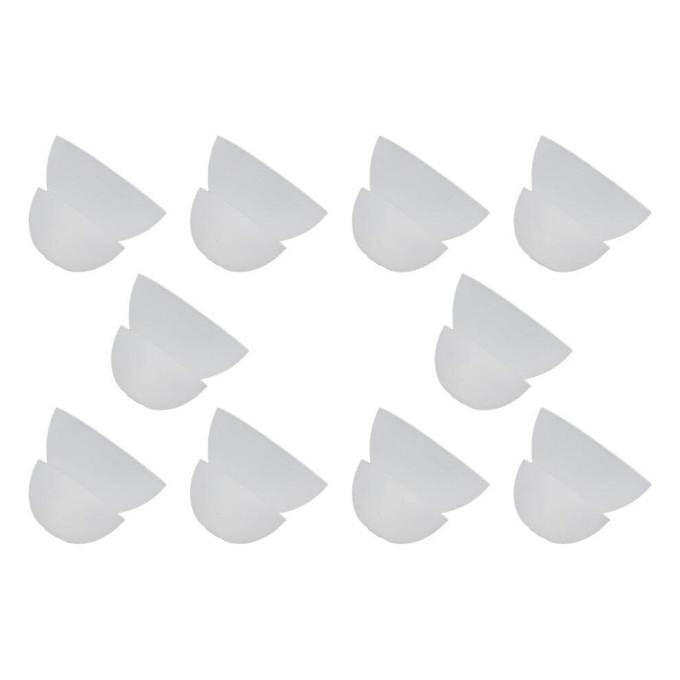 10PCS Hearing Aid Domes 12mm Double Layer Silicone Washable & Antistatic