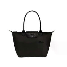 (L,black)Single shoulder Tote bag New anniversary classic portable dumpling bag Single shoulder Tote women's bag