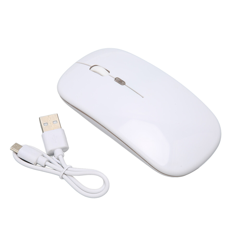 Ultrathin 2.4G Wireless Mouse 1600Dpi Rechargeable White 7901357478548