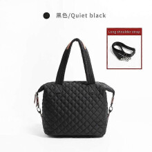 (Large size B) Handbag Luxury Design Down Padded Tote Bags Women Quilted Top Handle Handbags Casual Purses Shoulder Bag Female Crossbody Bag