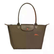 (M, olive-green) Single shoulder Tote bag New anniversary classic portable dumpling bag Single shoulder Tote women\'s bag