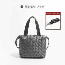 (Large size A) Handbag Luxury Design Down Padded Tote Bags Women Quilted Top Handle Handbags Casual Purses Shoulder Bag Female Crossbody Bag