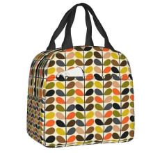 (5) Orla Kiely Bubble Flowers Insulated Lunch Bag For Women Leakproof Scandinavian Thermal Cooler Lunch Tote Beach Camping Travel