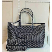 (L, Navy Blue) 2025 New Bag Large Capacity Tote Bag Mother Bag Handbag Gifts Women