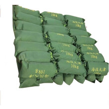 Reusable Flood Sandbags 10-Pack Indoor/Outdoor Water Barrier 30X80CM Green For Flood Control