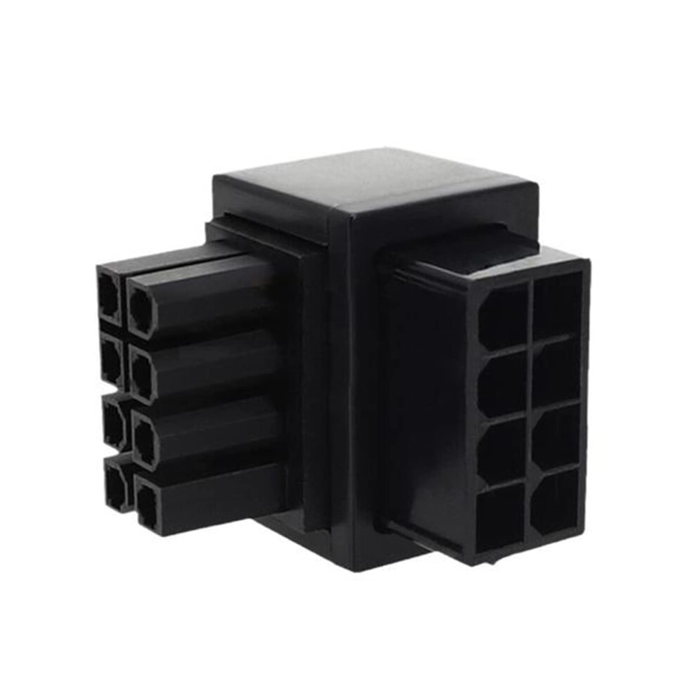 8Pin Female 90 Degree Angled To 8 Pin Male Power Adapter Pcie 8-Pin Gpu Power Connector For Graphics Card 9339159953020