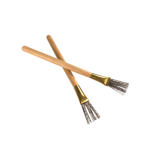Set of 2 Practical Stainless Steel Artistrys Brushes for Ceramic