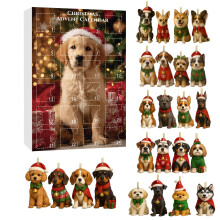 Holiday Countdown Calendar Blind Boxes Set For Dog- C