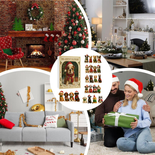 Holiday Countdown Calendar Blind Boxes Set For Dog- C 1