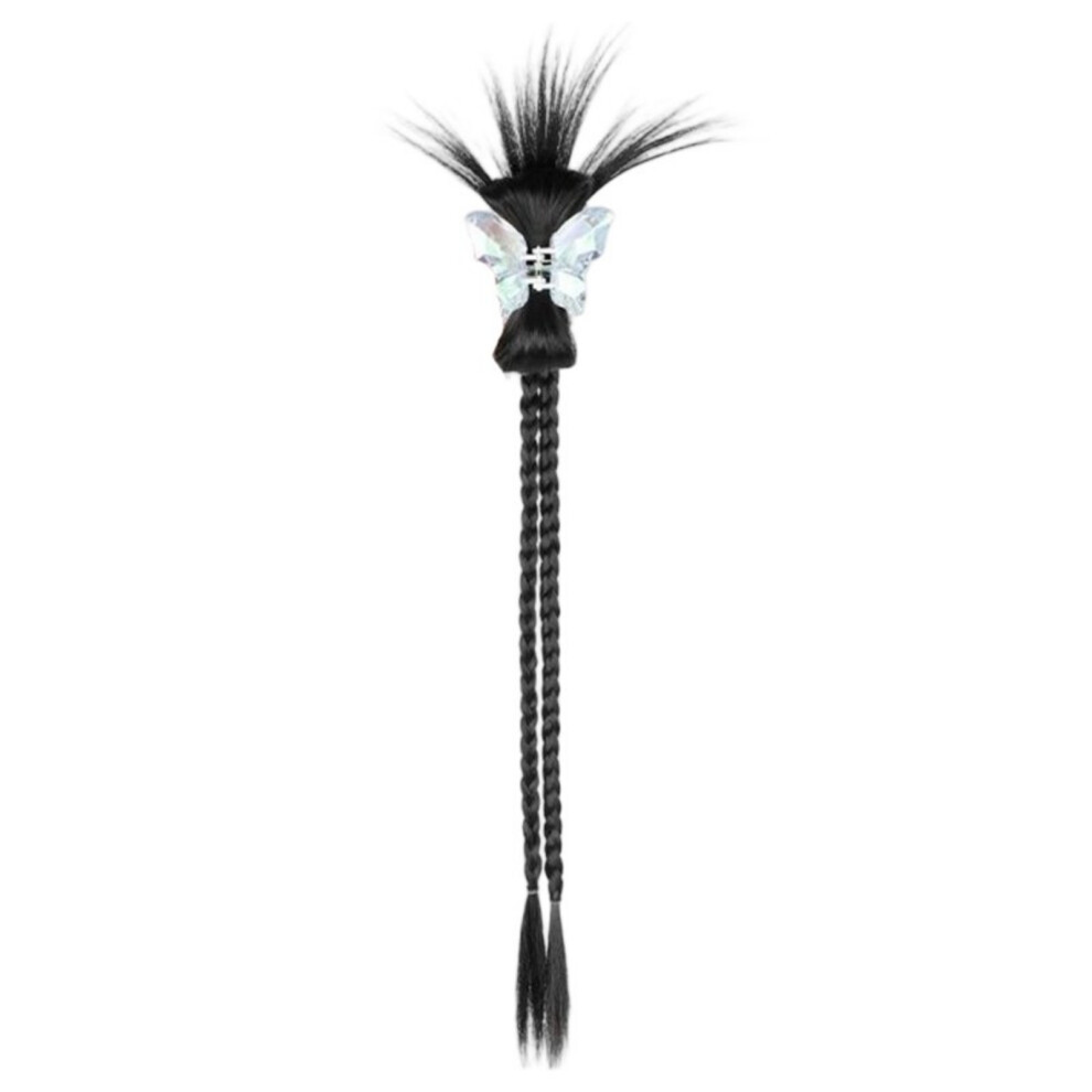 Braids Hairpiece Hair Extensions Braided Ponytail for Anime-1