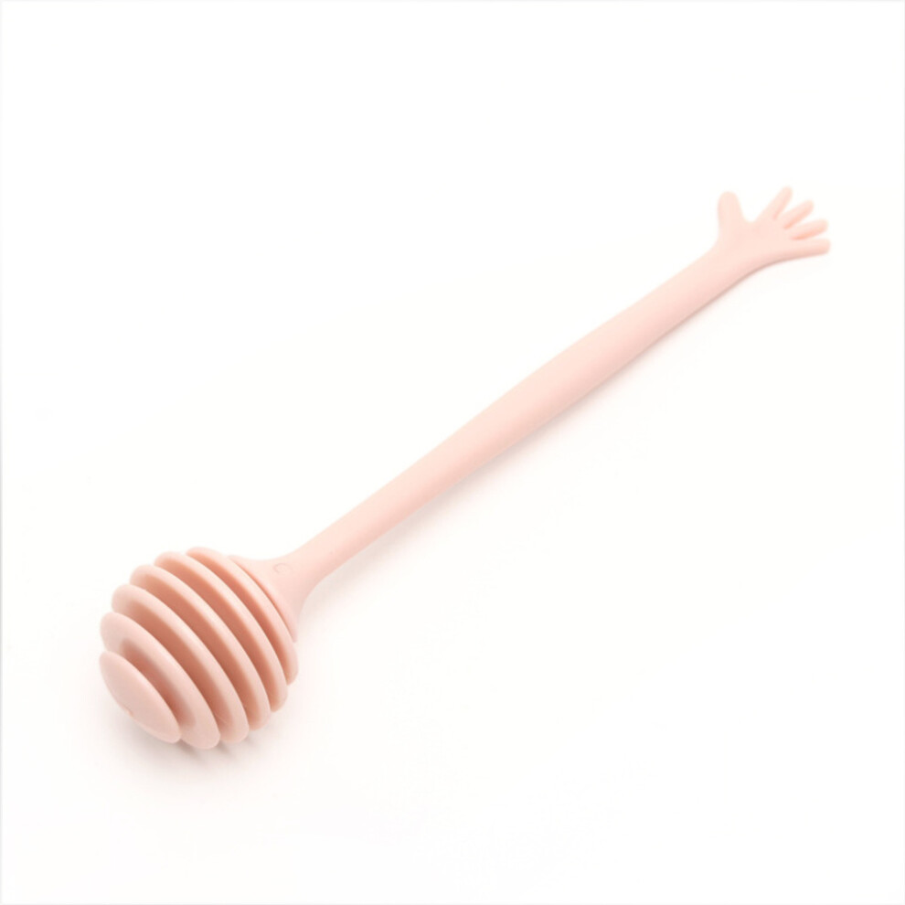 (Pink) Honey Stirrer Dispenser Dipper Coffee Mixer Stick Household Serving-image-OPC-PMPFXBT-NEW