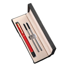 Professioneller Metall-Kugelschreiber mit 2-Clip aus Rotgold
