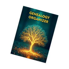 Plakboek voor familiegeschiedenis Draagbaar organisatorboek voor
