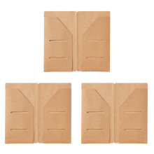 3 stuks recyclebaar papier document organisator zakjes-L