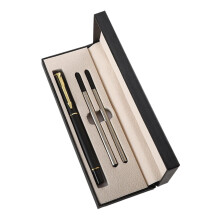 Metall-Kugelschreiber, stabiler Taschenclip,-Mattgoldener Clip
