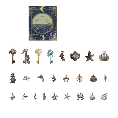 Retro Key Thema Journal Sticker Herpositioneerbare-5