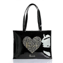 (L 43) New fashion jelly handbag women eco-friendly flower tote shopping bag reusable waterproof PVC shoulder shopping bag