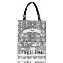 (M 40) New fashion jelly handbag women eco-friendly flower tote shopping bag reusable waterproof PVC shoulder shopping bag