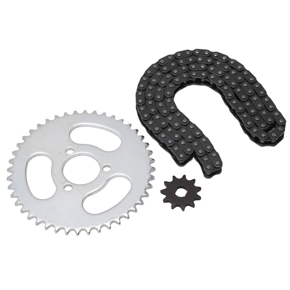 T8f 44T Rear & 11T Front Sprocket Chain Set For Go-Karts Atvs & Bikes 7891357482457