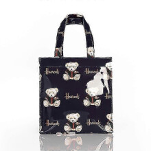 (S 23) New fashion jelly handbag women eco-friendly flower tote shopping bag reusable waterproof PVC shoulder shopping bag