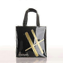 (S 47) New fashion jelly handbag women eco-friendly flower tote shopping bag reusable waterproof PVC shoulder shopping bag