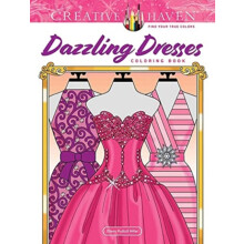 Creative Haven Dazzling Dresses Coloring Book by Eileen Rudisill Mille