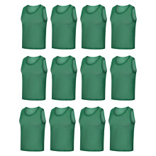 12 Piece Team Football Practice Vests Athletic Pinnies For Football, Basketball, Volleyball Training