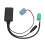 Kabelloser Bluetooth-AUX-Adapter mit Mikrofon für Auto-CD-Player, Schwarz 16