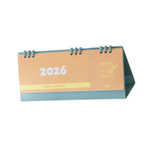 Calendrier de bureau 2026, planificateur quotidien, peigne-Bleu