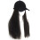Perruques de cheveux raides à la mode, chapeau de-Marron clair 5