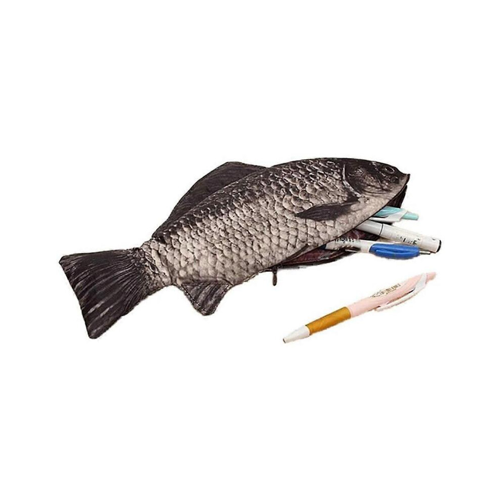 Fish Shaped Pencil Case Novelty Fish Pen Bag Funny Pencil Case Fish Pen Bag-image