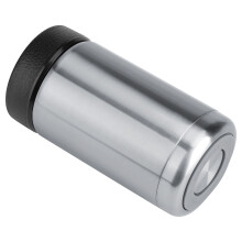 KAXIFEI Reise-Thermoflasche aus 304 Edelstahl, 6-10 Stunden Isolierung, Silberfarben