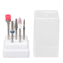Nagelschleifkopf-Box, 7 Löcher, Bohren, Maniküre,