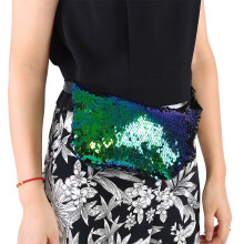 Damentasche mit Pailletten, verstellbare Schultertasche, Party-Clutch