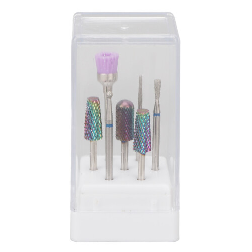 7-teilige Nagelbohrer-Bits aus Edelstahl,