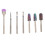 7-teilige Nagelbohrer-Bits aus Edelstahl, 9