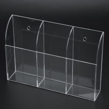 Platzsparende Wandmontage-Acryl-Fernbedienungshalter-Organizer