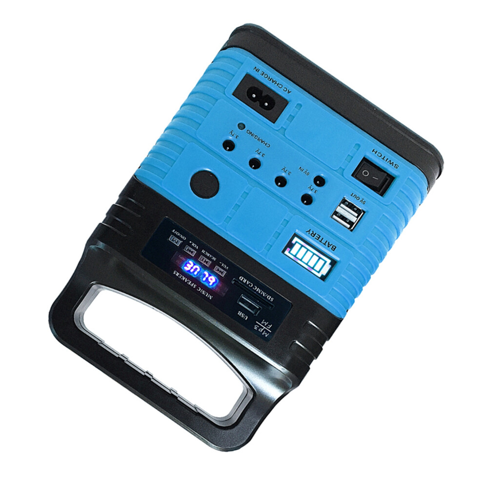 Portable Solar Generator 7500Mah Blue, 10W Solar Panel, 7-8H Runtime 9321357491169