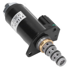 Hydraulic Pump Solenoid Valve Aluminum for Kobelco SK200‑6 SK230‑6 Model 30C40‑101