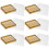 50 Stks Plastic Vierkante Doos Gouden Afwerking ( ) 5