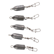 5 Stück 10 g Bullet-Shaped Angelschnurbleien für weite Würfe