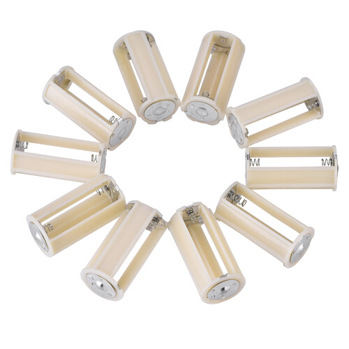 Robuster 3 AAA bis D Batterieadapter - 4,5V Halter 10 Pack