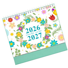 2026 Creative Mini Desk Calendar-Spring is warm and f