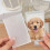 6Pcs Clear Plastic Business Card Holders Light Weight Portable 4