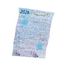 2026 Desktop Full Year to View Calendar Small Acrylic-Colorful